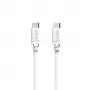 Hama USB-C auf USB-C Kabel, 2 m, 60 W Power Delivery, Weiß