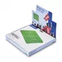 HAMA Fußball-Mauspad Grün/Weiß 220x180mm rutschfest Textiloberfläche Gummiunterlage