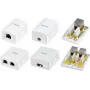 LogiLink NP0097 Cat.6A Aufputzdose, 2x RJ45, geschirmt, Weiß