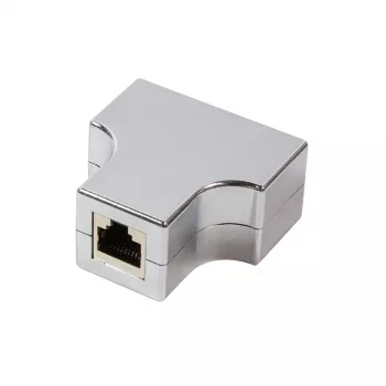 LogiLink T-Adapter Netzwerk-Splitter RJ45 Cat5e 100 Mbps Schwarz MP0037