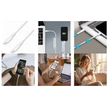 LogiLink CU0265 USB 2.0 Typ-C Kabel, 3 m, Weiß, 480 Mbps, 60W Laden