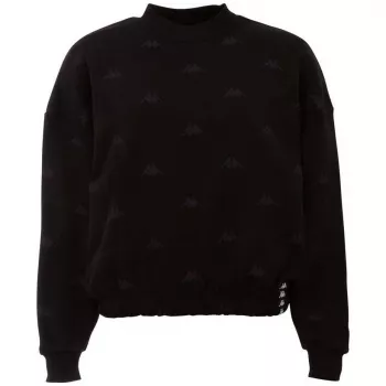 Kappa Ignara Damen-Sweatshirt Schwarz 309091 19-4006 M
