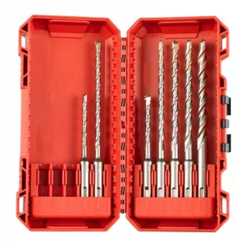 Milwaukee SDS Plus M2 Hammerbohrer-Set, 7-teilig (5, 6, 8 x 110 mm; 6, 8, 10, 12 x 160 mm)