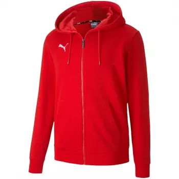 PUMA teamGOAL 23 Casuals Hooded Jacke Rot 656708 01