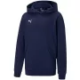 PUMA teamGOAL 23 Casuals Junior Hoodie Peacoat Navy Blue 128