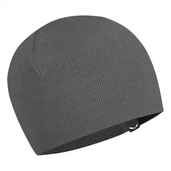 Salewa Pure Reversible Wool Beanie Wollmütze, Black Out, Unisex