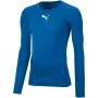 PUMA Liga Baselayer Tee LS Herren Langarm T-Shirt Peacoat-Puma White
