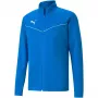 PUMA teamRISE Trainings-Polyjacke Junior Peacoat-Puma White Größe S