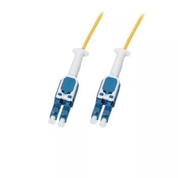 LogiLink Uniboot Push-Pull Glasfaser-Patchkabel LC-LC OS2, 2,0 m