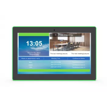 ALLNET MeetTwo-150B 15,6 Zoll Full HD Android 16 Meeting-Room-Tablet mit RGB-LED, NFC/RFID und RK3576, Schwarz