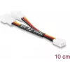 Delock Y-Fan-Kabel 1 x 3-Pin Buchse auf 2 x 3-Pin Stecker 10 cm