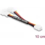 Delock Y-Fan-Kabel 1 x 3-Pin Buchse auf 2 x 3-Pin Stecker 10 cm