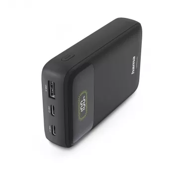 Hama Power Pack PD10 20W 10000 mAh Powerbank, USB-C, USB-A, Anthrazit