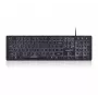 Perixx PERIBOARD-317 Kabelgebundene Tastatur mit Hintergrundbeleuchtung, Schwarz, 105 Tasten QWERTY, Weiße LED, USB