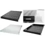 LogiLink 19 inch verstellbares Rack-Regal 1U 350mm tief hellgrau SF0600G