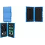 LogiLink UA0417 M.2 SSD-Schutzbox für 4 NGFF/NVMe SSDs, Blau