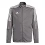 adidas Tiro 21 Trackjacke Kinder Grey Four GM7311 Größe 116 cm