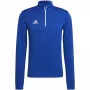 adidas Entrada 22 Trainings-Top Herren Slim Fit Sweatshirt Team Royal Blue/Weiß Größe S