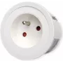 Bachmann PIX 1xUTE 2.0m AEH RAL9010 Unterputz-Steckdose Schuko mit losem Ende
