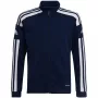 adidas Squadra 21 Trainings-Sweatshirt mit durchgehendem Reißverschluss Marineblau Jugend 152cm