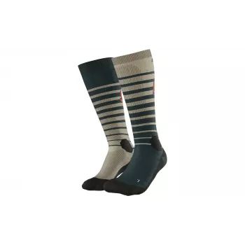 Dynafit FT Graphic Rock Skitouren-Socken Khaki L (43-46)