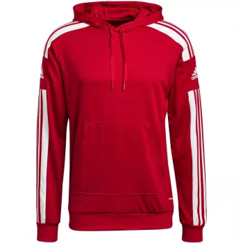 adidas Squadra 21 Hoodie Team Power Red/Weiß Herren Größe S