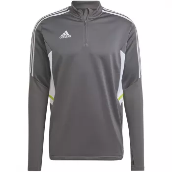 adidas Condivo 22 Herren-Trainings-Sweatshirt 1/2 Zip Grey Two/Weiß HD2312