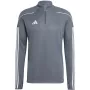 adidas Tiro 23 League Trainingsjacke Herren Team Grey Four/Schwarz Größe M