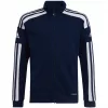 adidas Squadra 21 Trainings-Sweatshirt mit durchgehendem Reißverschluss, Navy Blue, HC6276, Jugend 140cm