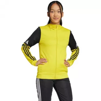 adidas Squadra 25 Hoody Kinder Gelb/Schwarz 152cm