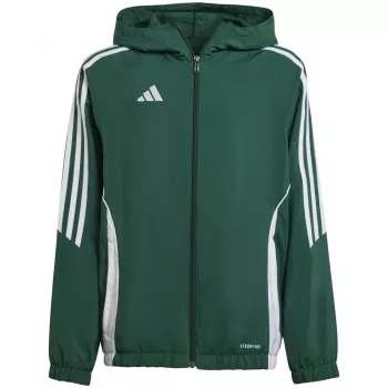adidas Tiro 24 Kinder-Trainingsjacke Grün 128cm