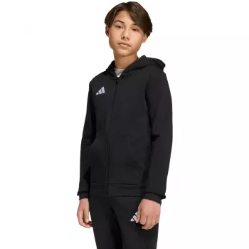 adidas Entrada 26 Full Zip Hoodie Kinder Schwarz 128cm