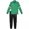 PUMA Herren Team Rise Trainingsanzug in Pfeffergrün und Puma Black, Größe S