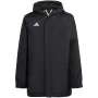 adidas Entrada 22 Stadium Kinderjacke Schwarz IB6078