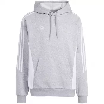 adidas Tiro 24 Hooded Sweatshirt Mittelgrau Melange / Schwarz