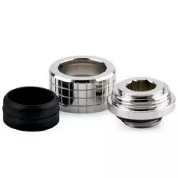 Thermal Grizzly DeltaMate Compression Fitting, Messing - Glanznickel, HT14, 6er-Pack