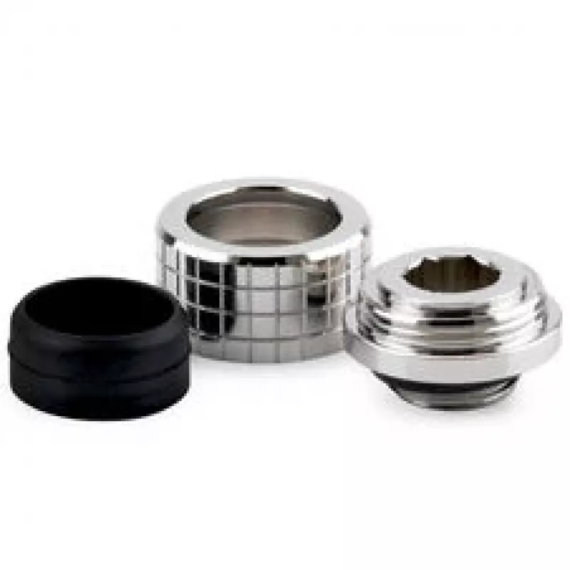 Thermal Grizzly DeltaMate Compression Fitting, Messing - Glanznickel, HT14, 6er-Pack