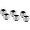 Thermal Grizzly DeltaMate Compression Fitting, Messing - Glanznickel, HT14, 6er-Pack