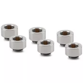 Thermal Grizzly DeltaMate Verlängerungsfitting - MF10, Glanznickel, 6er-Pack