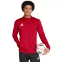 adidas Entrada 26 Trackjacke Herren Rot Full Zip AEROREADY recyceltes Polyester Größe S