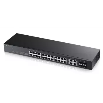 ZyXEL GS1920-24 24-Port Gigabit Smart Managed Switch mit 4 SFP, NebulaFlex Cloud Management