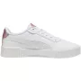 PUMA Carina 2.0 GirlPower Damen-Sneaker - Weiß/Schwarz/Pink - EU 37