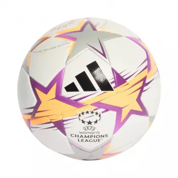 adidas UCL Women's League 26/27 League Stage Fußball Größe 4 Weiß/Orange/Silber KE5142