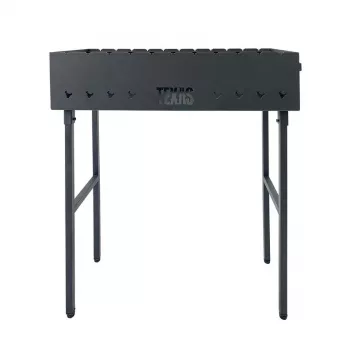 ŠAŠLYKINĖ MG-2 TexasClub Holzkohle-Grill 70x30x17 cm Schwarz