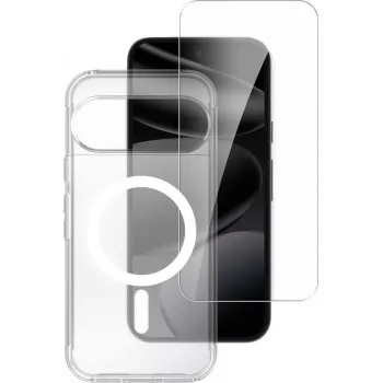 4smarts 360° Premium-Schutzset für Google Pixel 11 / 11 Pro – Panzerglas-Displayschutz & klares TPU-Case