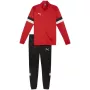 PUMA Herren Team Rise Full-Zip Trainingsanzug Rot/Schwarz 2XL