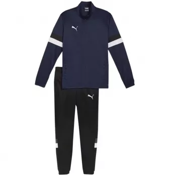 PUMA Herren Team Rise Trainingsanzug Navy Blue/Schwarz Größe XL