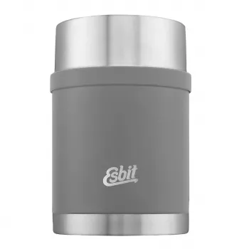Esbit Sculptor Food Jug 0,75L - Steingrau | Vakuumisolierter Thermosbehälter aus Edelstahl