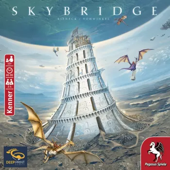 PEGASUS Deep Print Games: Skybridge - Strategiespiel für 2-4 Spieler, ab 10 Jahren, 60-90 Minuten, Städtebau- und Netzwerkmechaniken, mehrsprachig (EN/DE)