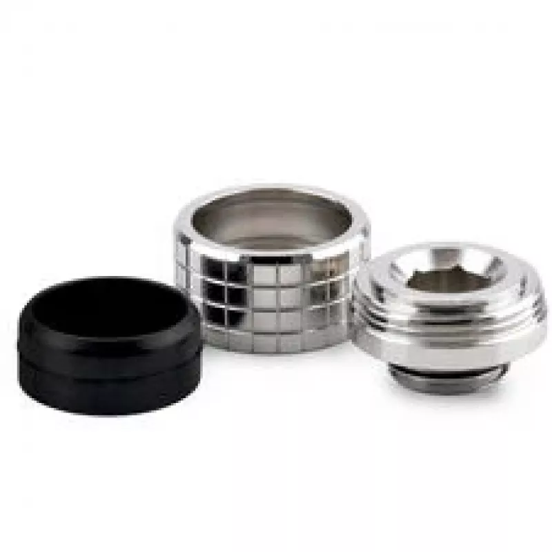 Thermal Grizzly DeltaMate Schlauchverschraubung, Messing - Glanznickel, HT16, 6er-Pack